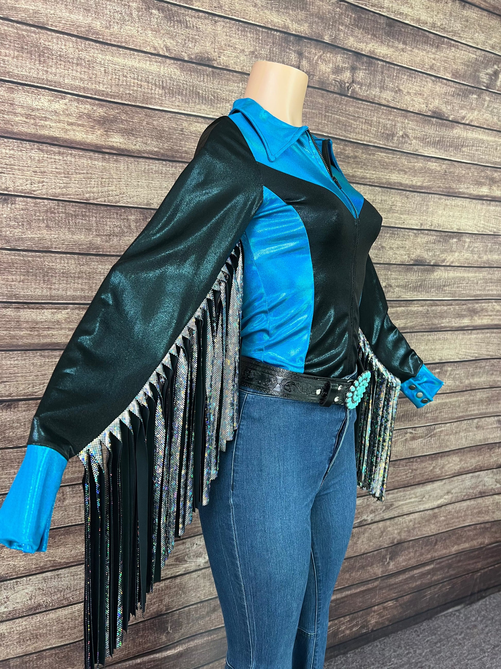 Trailblazer Rodeo Shirt with Thunderbird Fringe Rodeo Shirt Riverside Rodeo Shirts 