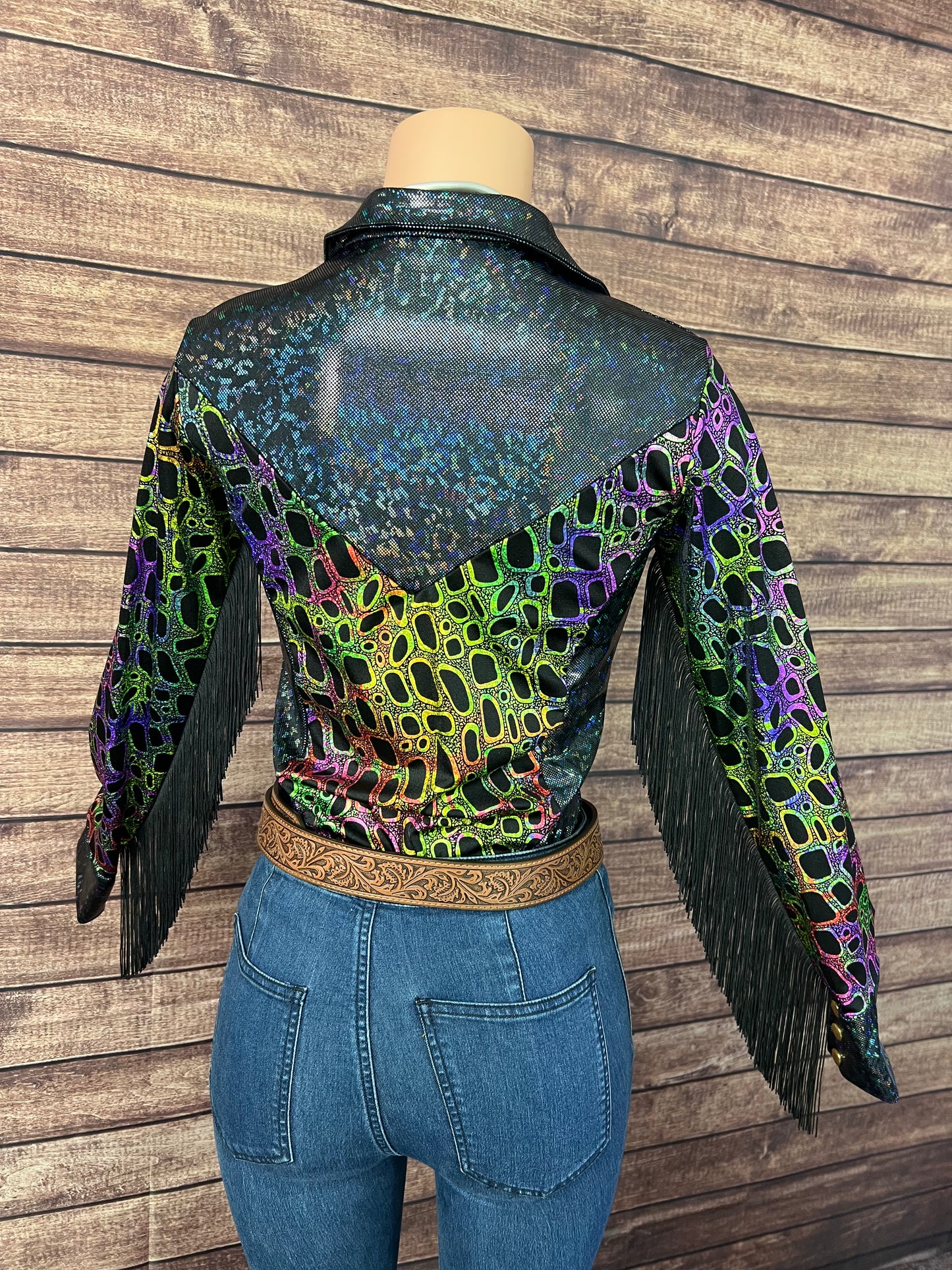 Poisonous Holographic Rodeo shirt