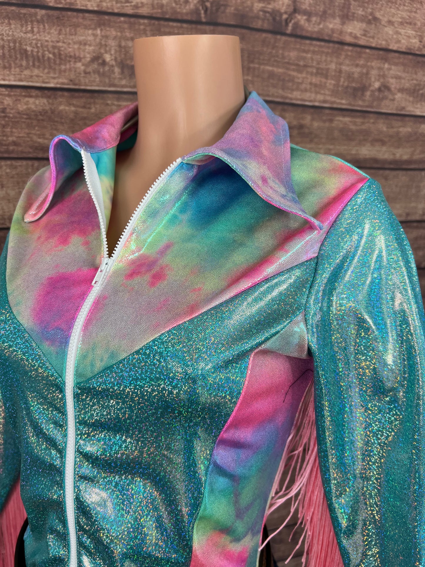 Seafoam Sparkly Rodeo Shirt