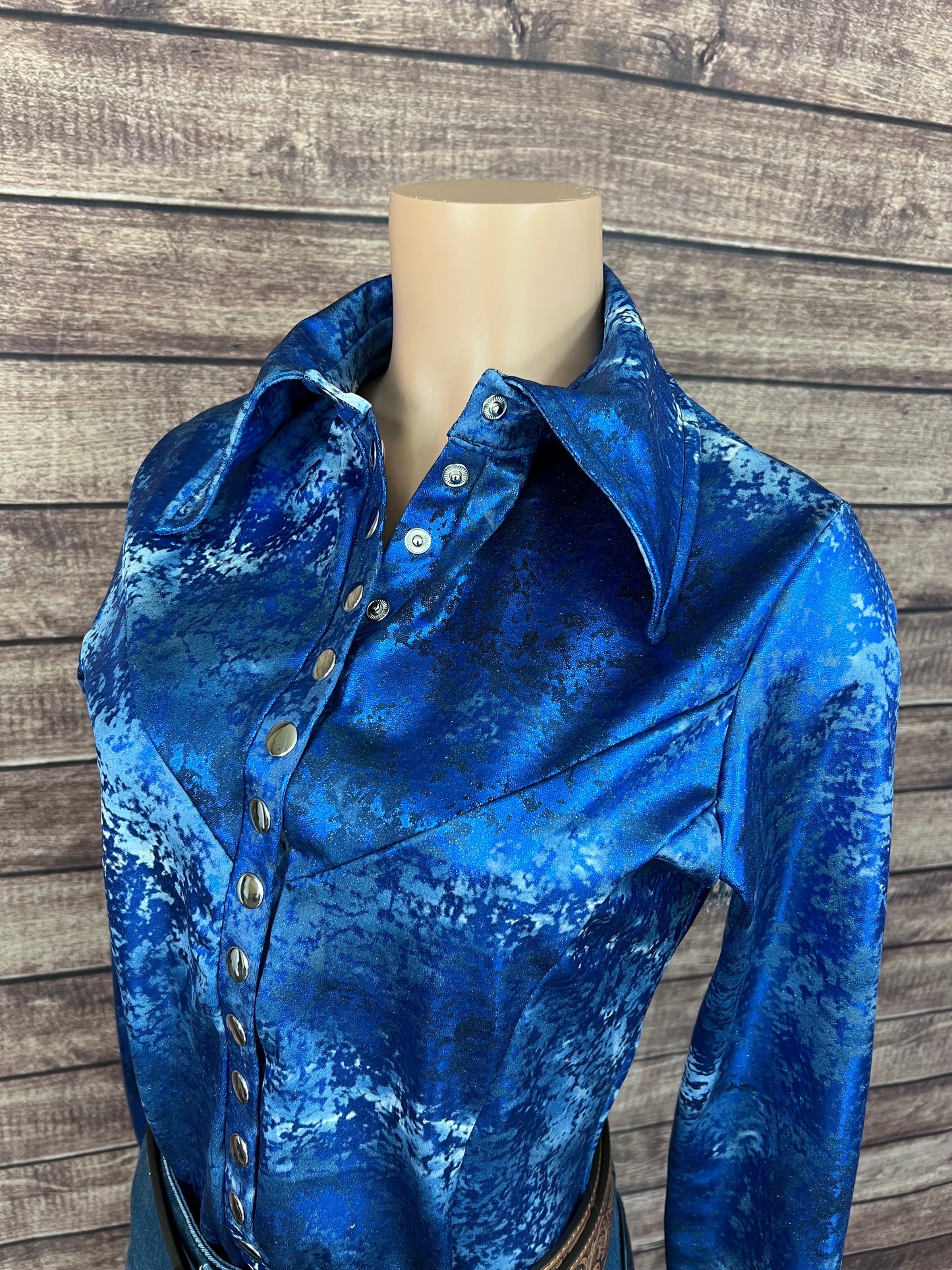 Glacier Bay Snap Front Rodeo Shirt with Fringe