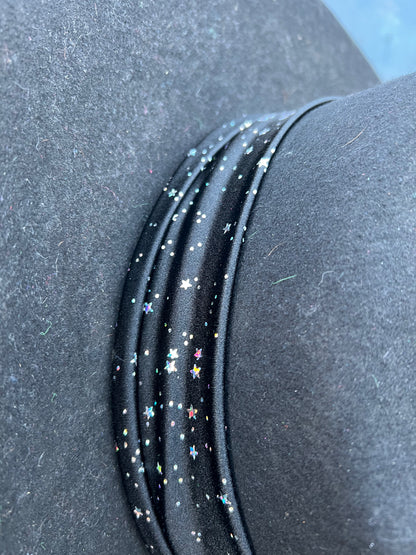 Star Noir Hat Band