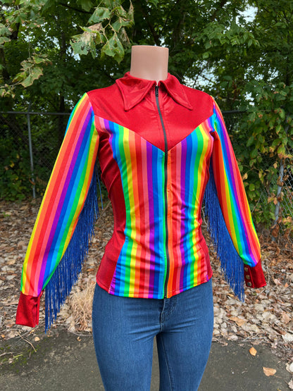 Rainbow Rodeo Shirt Rodeo Shirt Riverside Rodeo Shirts 