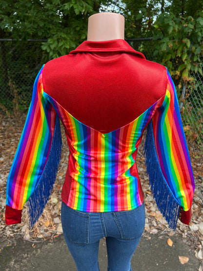 Rainbow Rodeo Shirt Rodeo Shirt Riverside Rodeo Shirts 