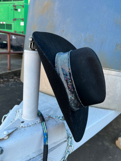 Silver Kaleidoscope Hat Band