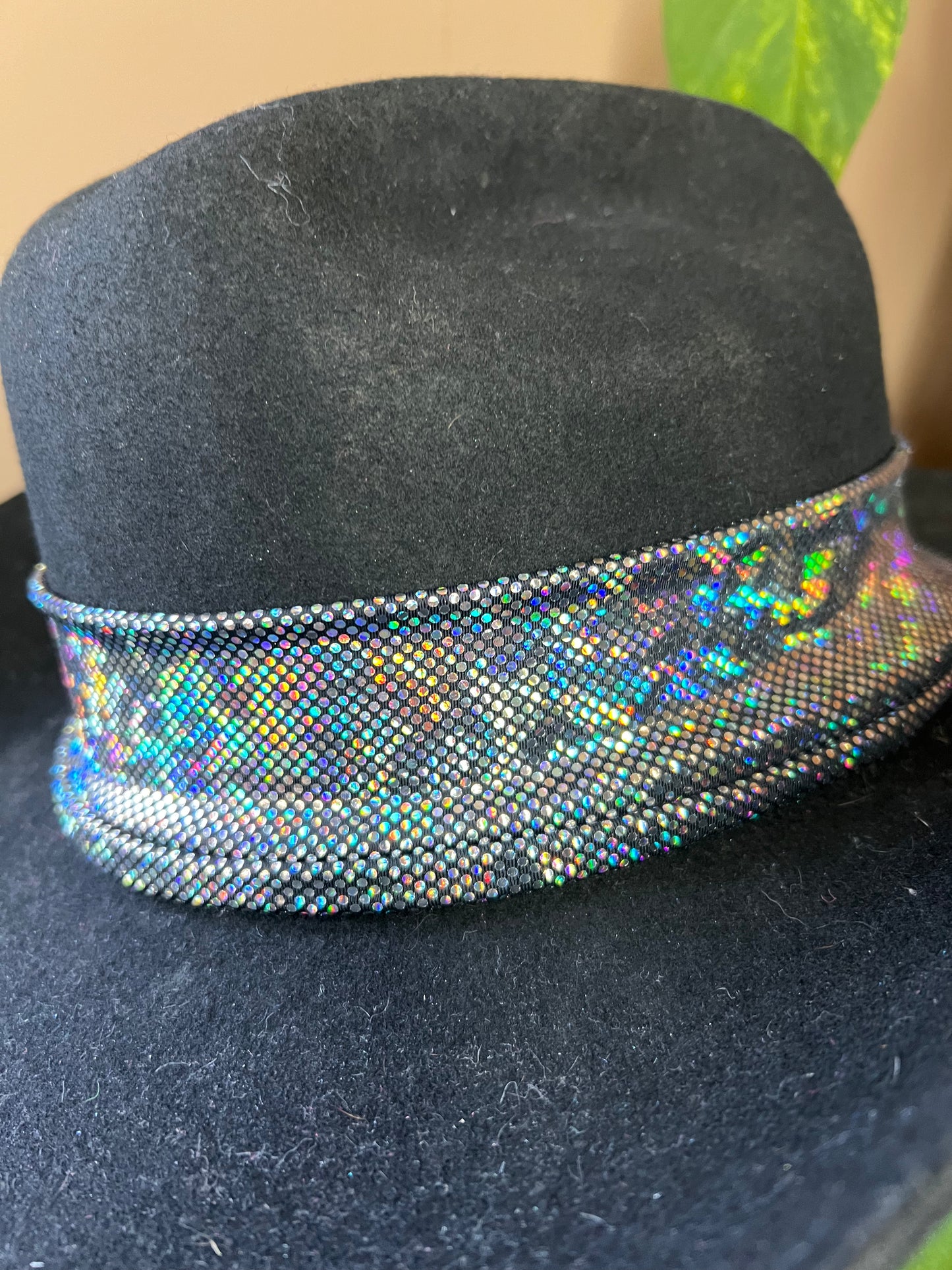 Silver Kaleidoscope Hat Band