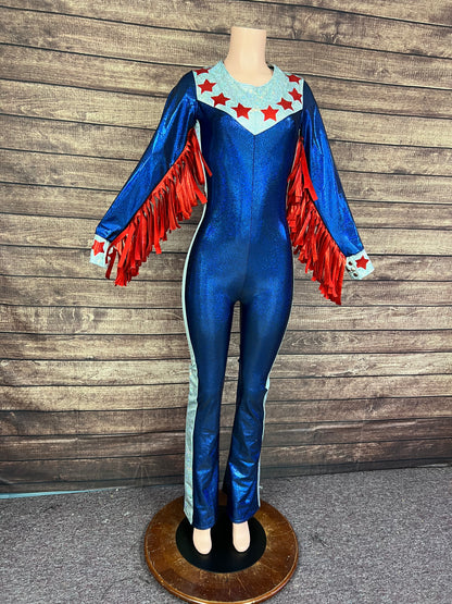 Halcyon Blue Trick Riding Jumpsuit
