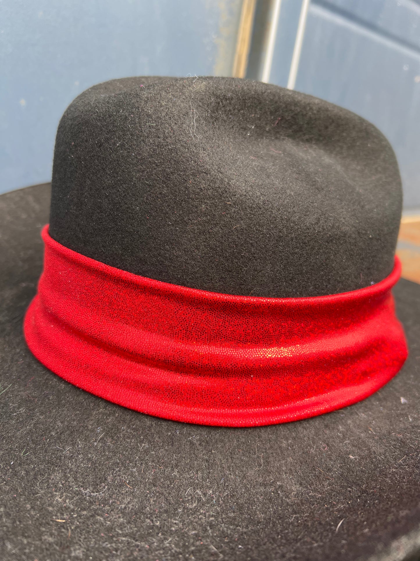 Red Sparkly Hat Band