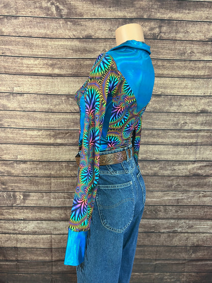 Radioactive/Peacock Rodeo Shirt