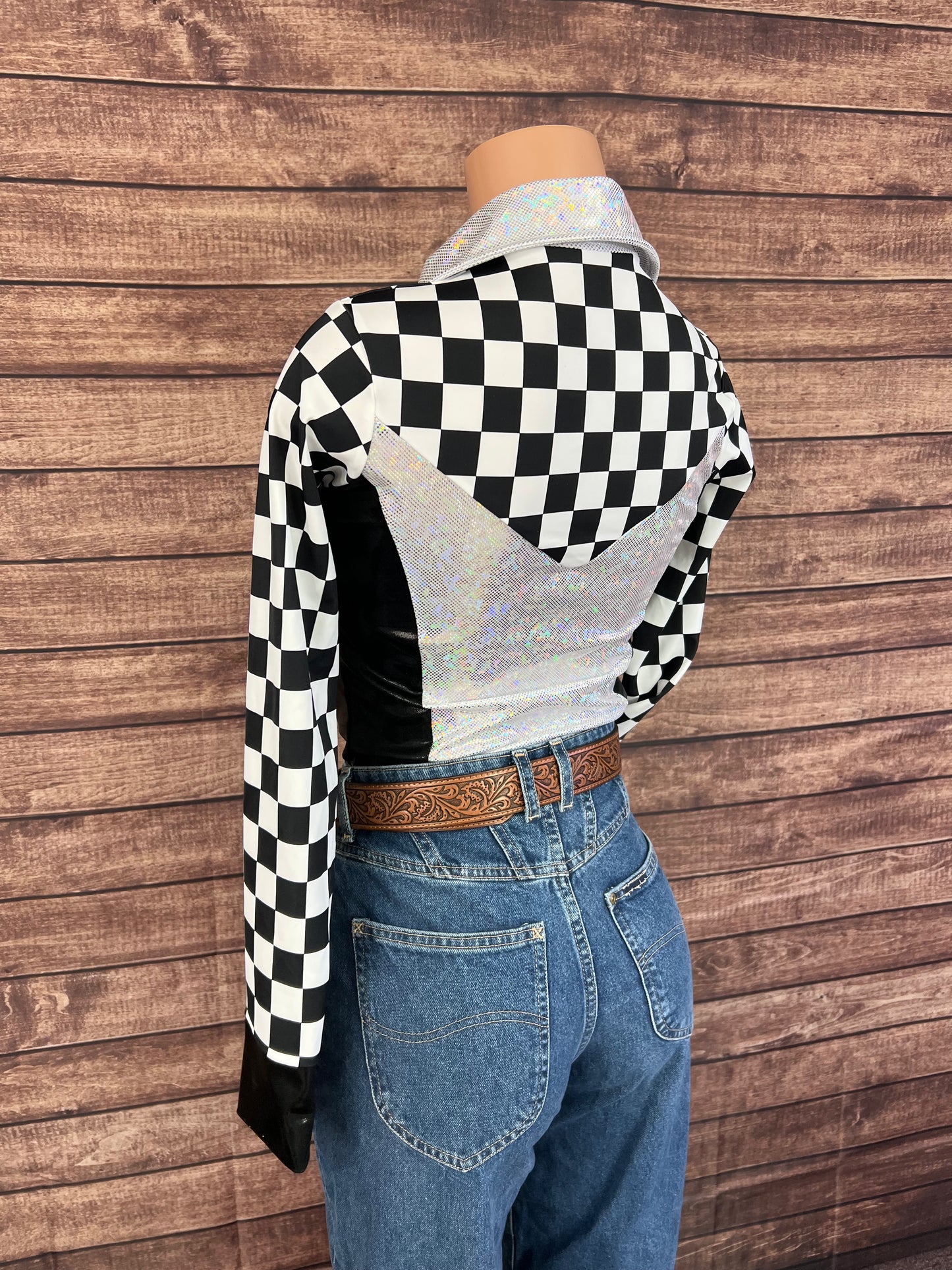 Checks on the Run Snap Front Rodeo Shirt