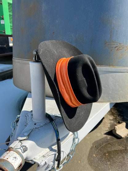 Neon Orange Sparkly Hat Band
