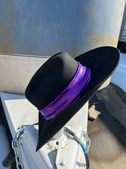Grape Holographic Sparkly Hat Band