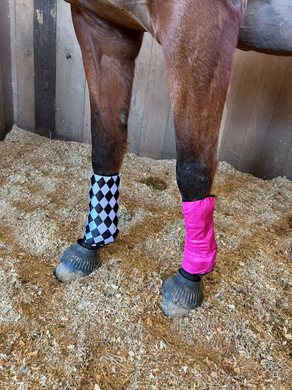 Neon Pink OR Diamond Print Velcro Sportboot Covers (Covers Only, sets of TWO)