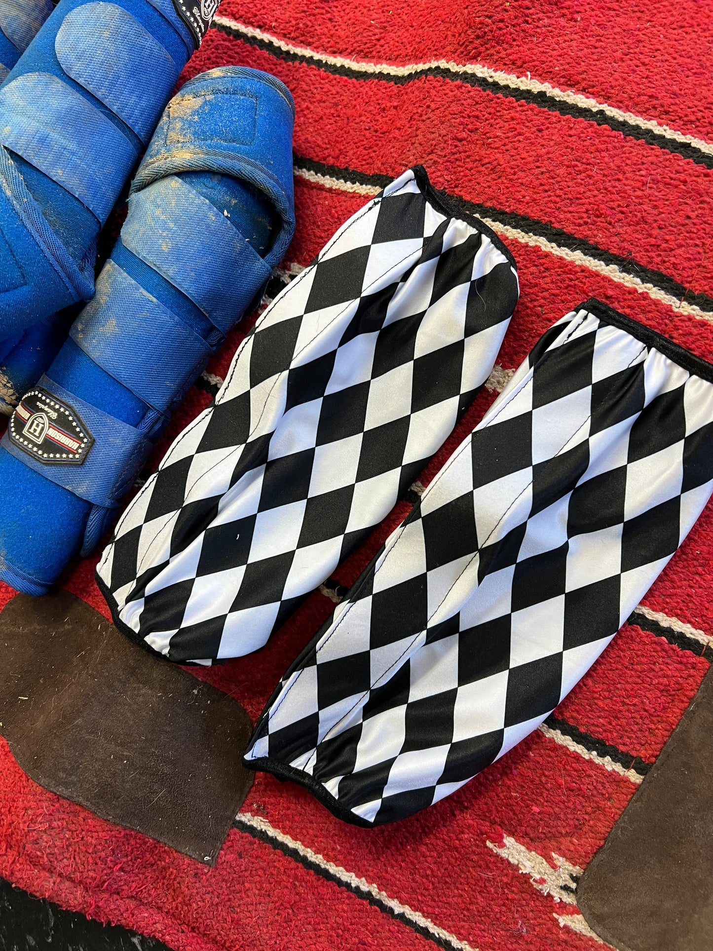 Neon Pink OR Diamond Print Velcro Sportboot Covers (Covers Only, sets of TWO)
