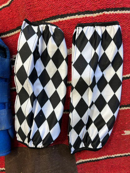 Neon Pink OR Diamond Print Velcro Sportboot Covers (Covers Only, sets of TWO)