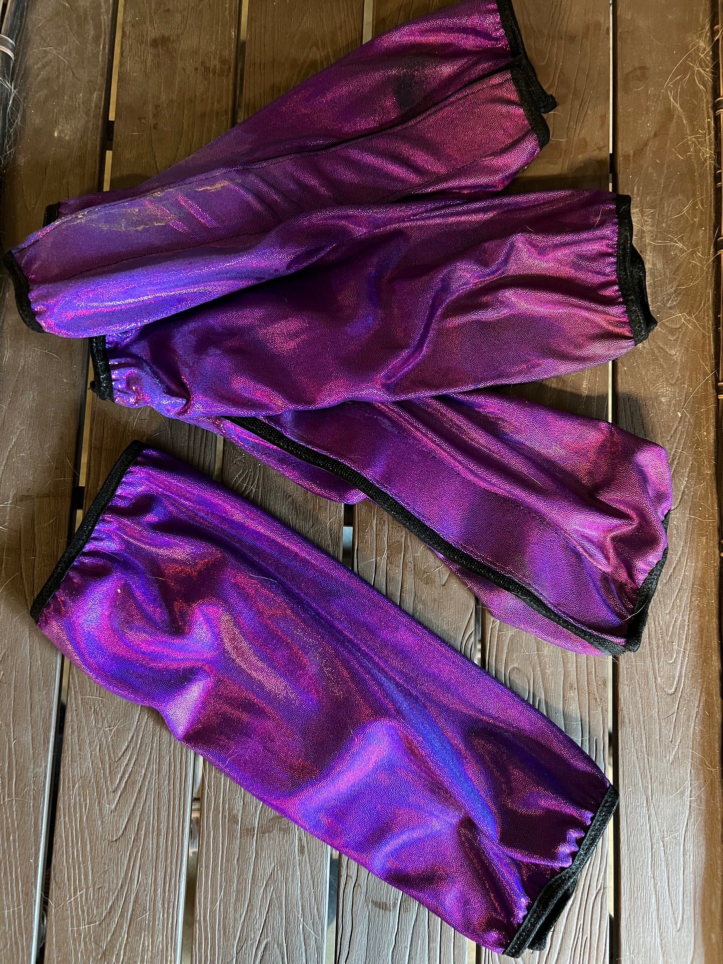 Grape Purple Holographic Velcro Sportboot Covers (Covers Only, sets of TWO)