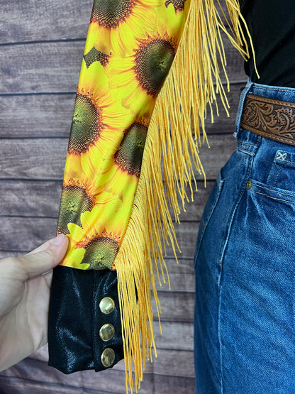 Sunflower Fields Rodeo shirt - Snap Front
