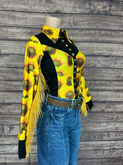 Sunflower Fields Rodeo shirt - Snap Front