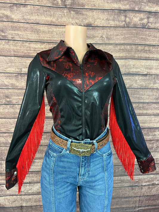 Red and Black Rodeo Shirt