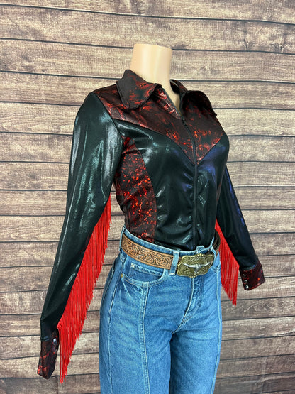 Red and Black Rodeo Shirt