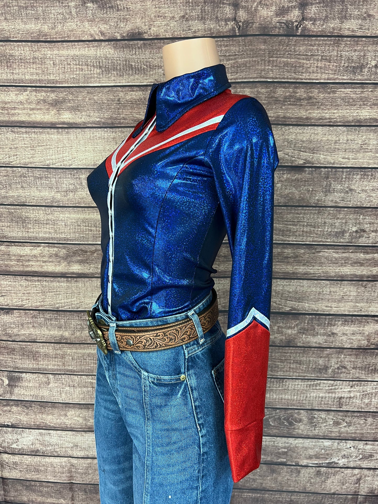 Galveston Snap Front Rodeo Shirt with Star Applique