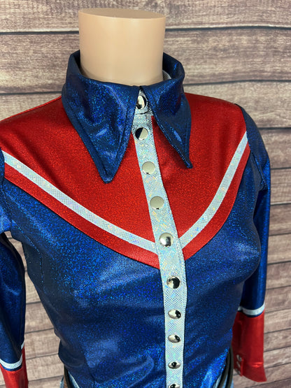 Galveston Snap Front Rodeo Shirt with Star Applique