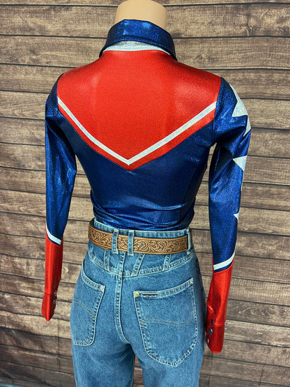 Galveston Snap Front Rodeo Shirt with Star Applique
