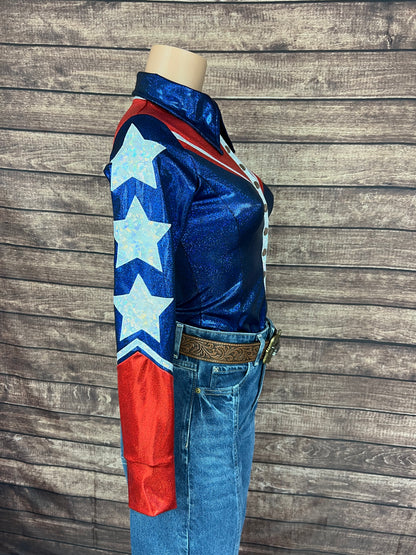 Galveston Snap Front Rodeo Shirt with Star Applique