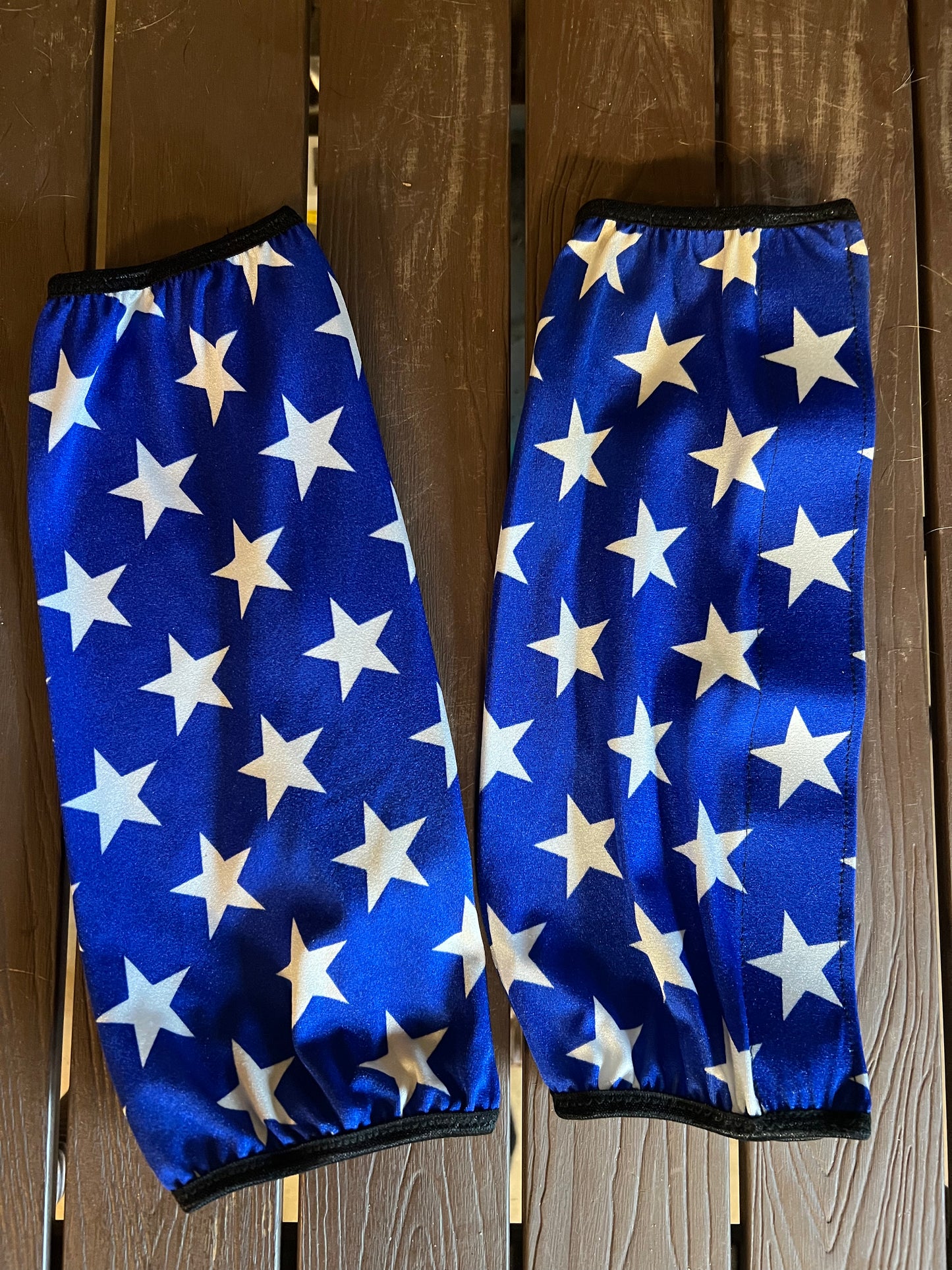 Blue and White Stars Velcro Sportboot Covers (Covers Only, sets of TWO)
