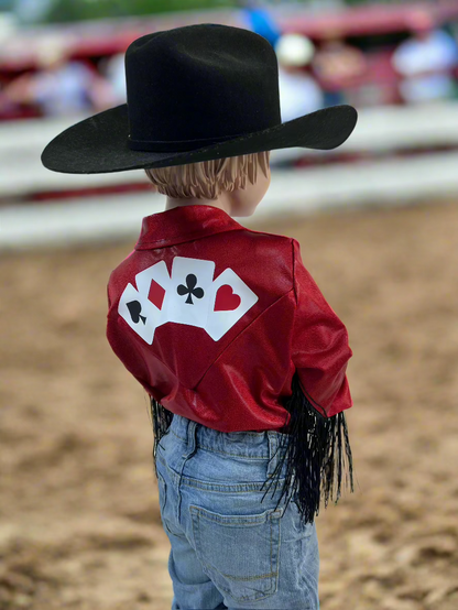 High Stakes Rodeo Shirt with Fringe Rodeo Shirt Riverside Rodeo Shirts 