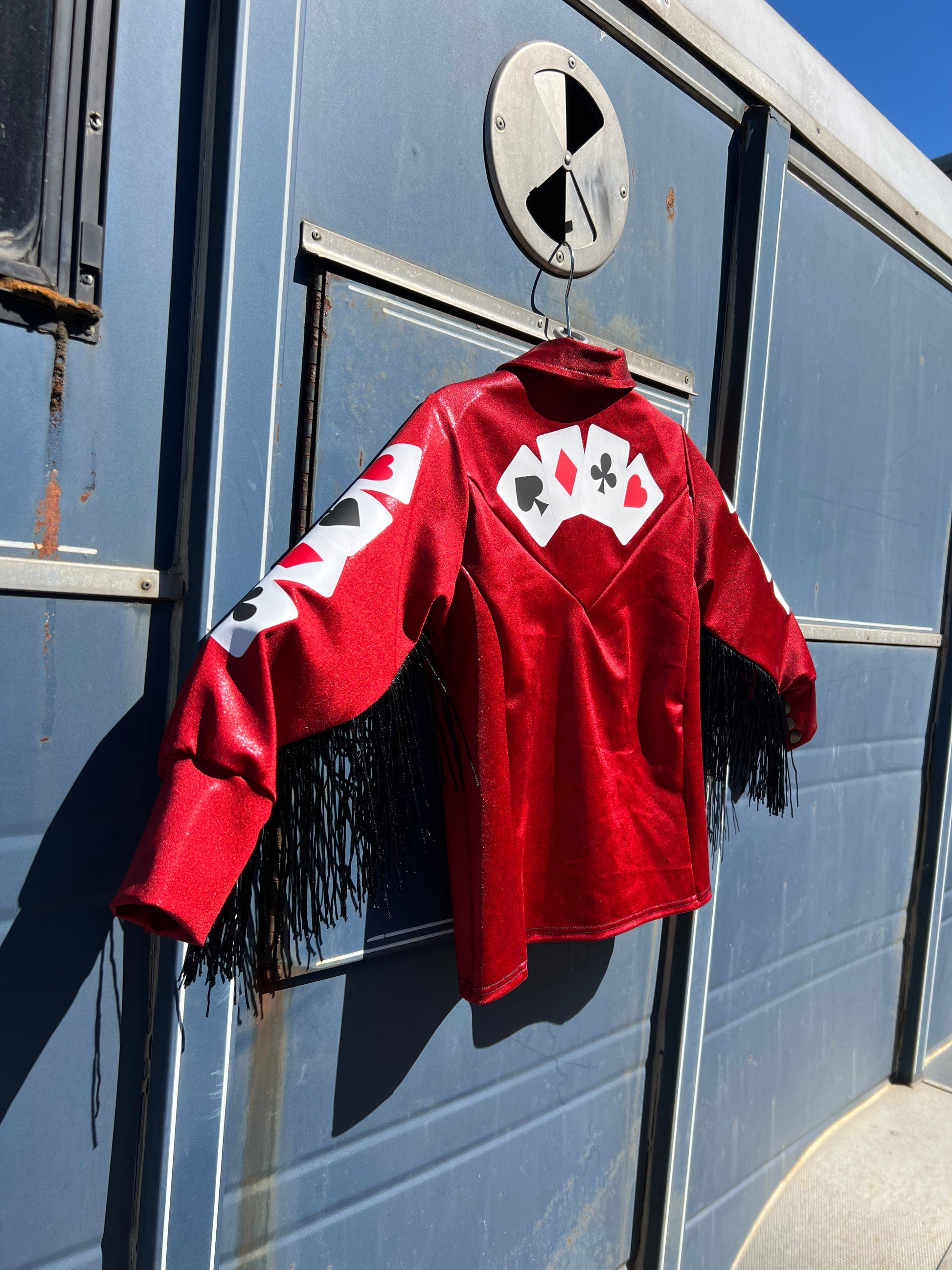 High Stakes Rodeo Shirt with Fringe Rodeo Shirt Riverside Rodeo Shirts 