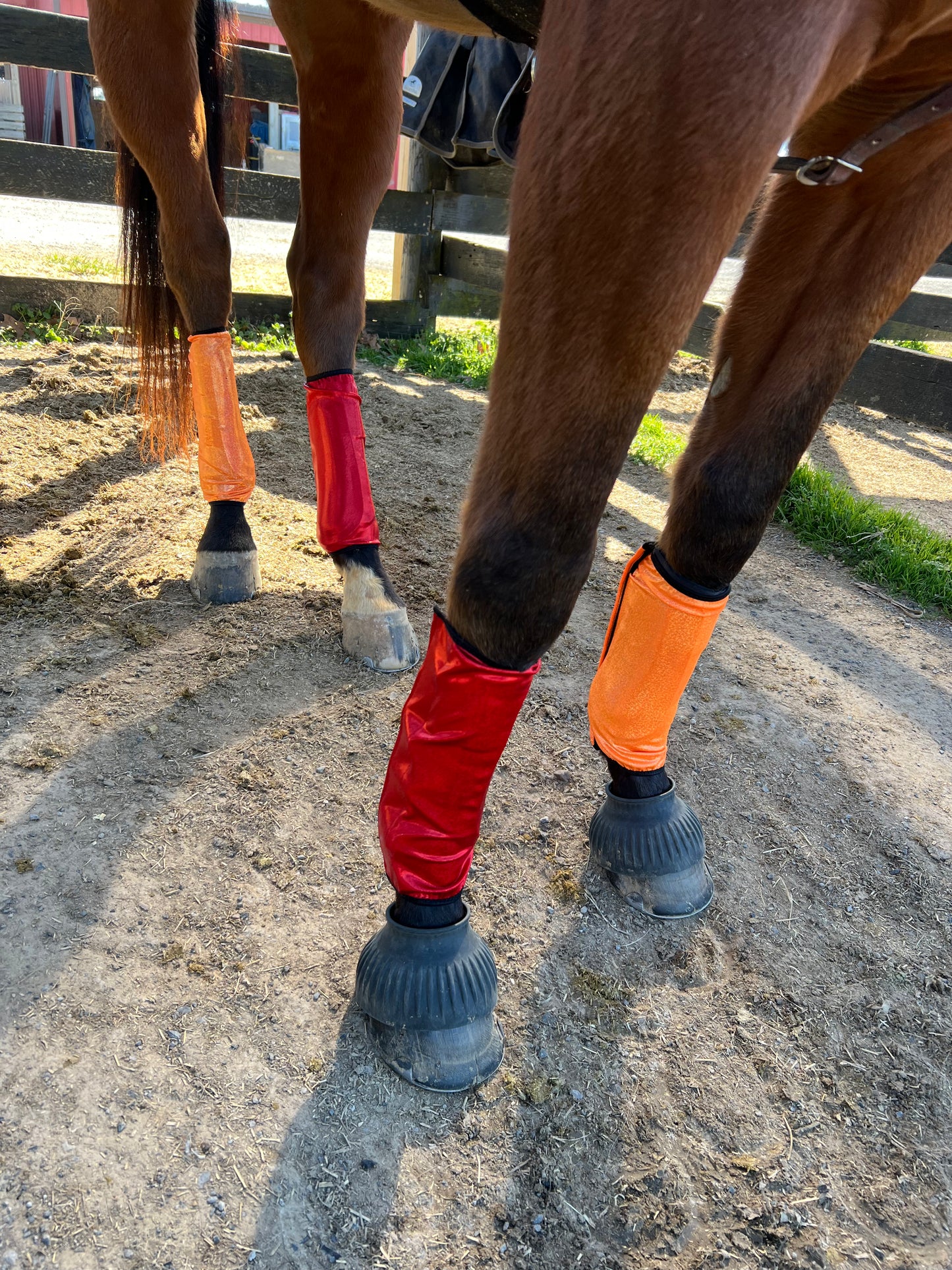Red Sparkly Jewel Velcro Sportboot Covers (Covers Only, sets of TWO)