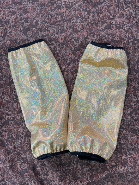 Gold Sparkly Jewel Velcro Sportboot Covers (Covers Only, sets of TWO in GOLD)