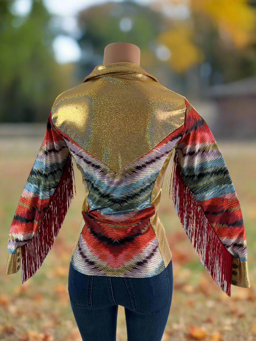 Serape Chevron Rodeo Shirt Rodeo Shirt Riverside Rodeo Shirts 