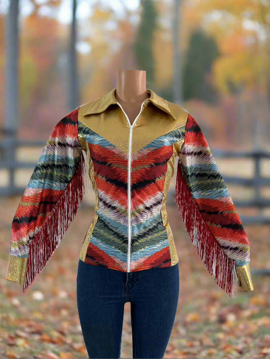 Serape Chevron Rodeo Shirt Rodeo Shirt Riverside Rodeo Shirts 