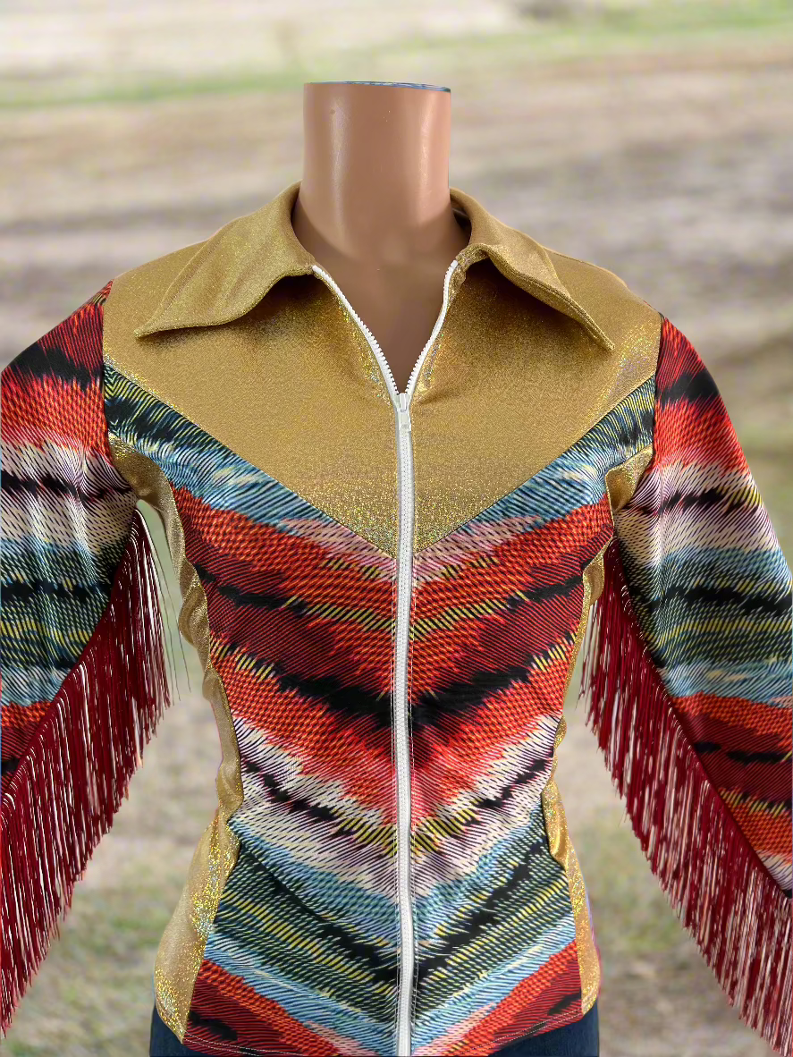 Serape Chevron Rodeo Shirt Rodeo Shirt Riverside Rodeo Shirts 