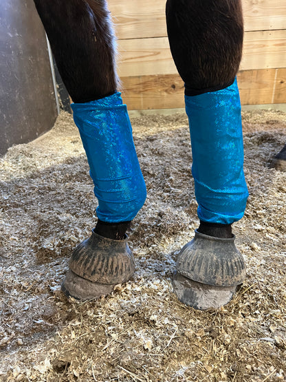 Turquoise Kaleidoscope Velcro Sportboot Covers (Covers Only, sets of TWO in Turquoise Kaleidoscope)