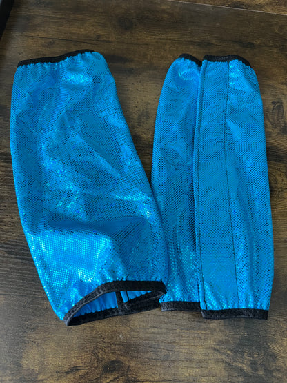 Turquoise Kaleidoscope Velcro Sportboot Covers (Covers Only, sets of TWO in Turquoise Kaleidoscope)