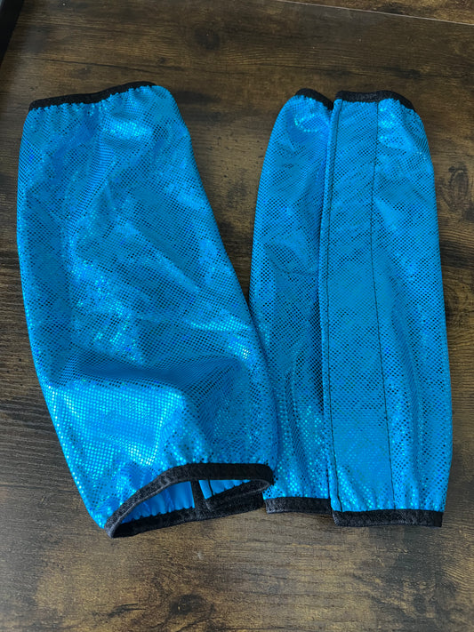 Turquoise Kaleidoscope Velcro Sportboot Covers (Covers Only, sets of TWO in Turquoise Kaleidoscope)