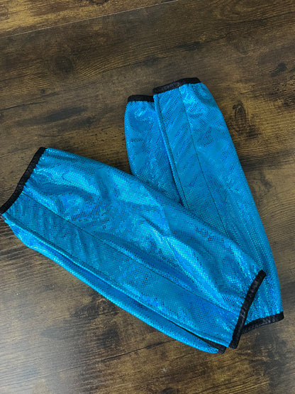 Turquoise Kaleidoscope Velcro Sportboot Covers (Covers Only, sets of TWO in Turquoise Kaleidoscope)