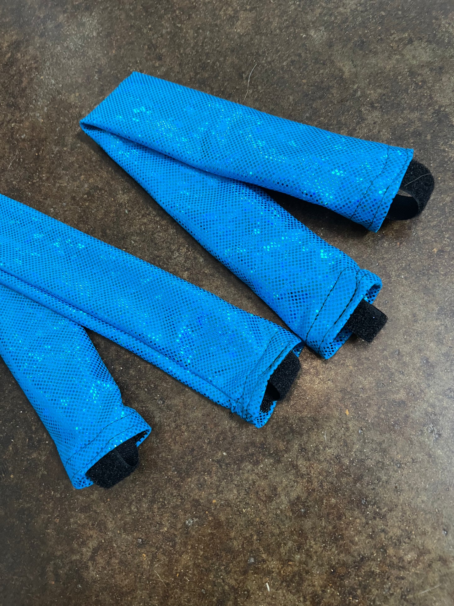 Turquoise Kaleidoscope Breast Collar Cover (Covers ONLY)