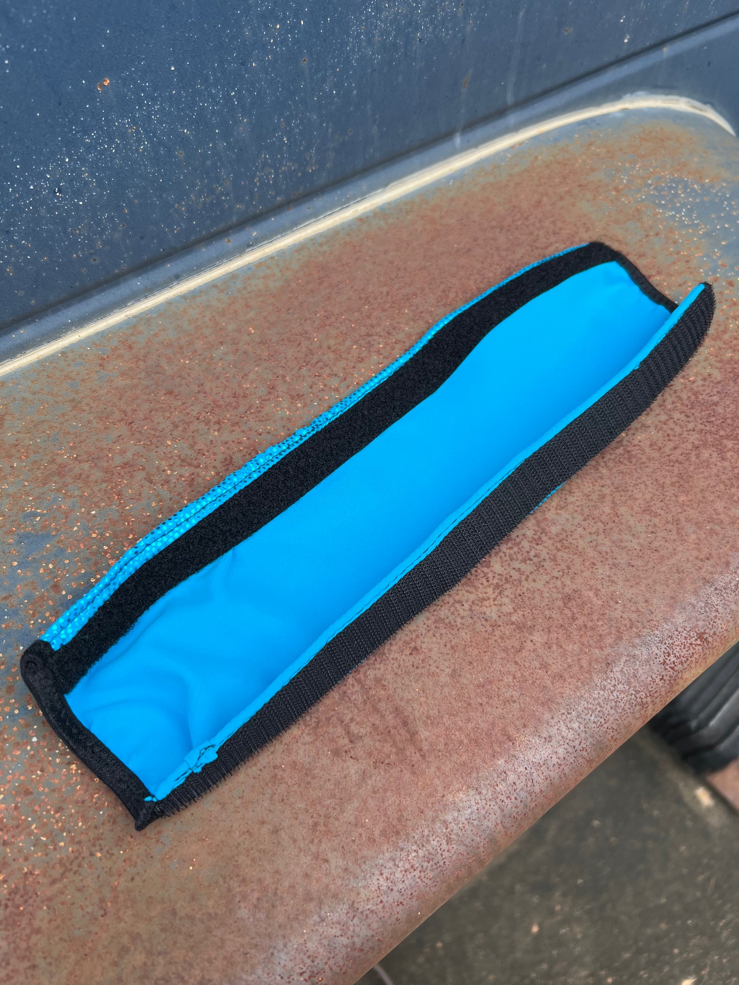 Turquoise Kaleidoscope Browband or Noseband Cover (ONE Cover Only)