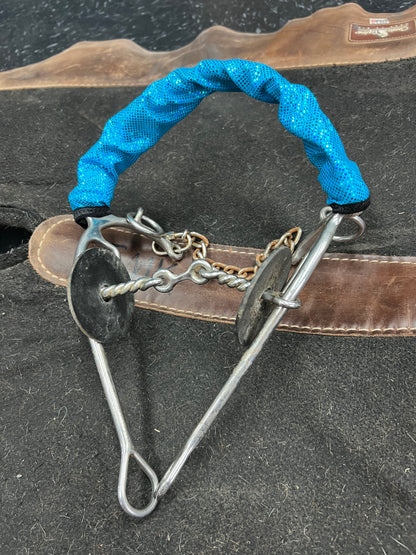 Turquoise Kaleidoscope Browband or Noseband Cover (ONE Cover Only)