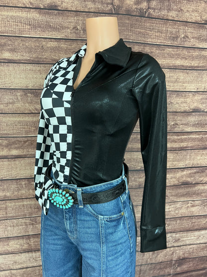 Ready To Ship Kids size 10 Split Second Rodeo Shirt