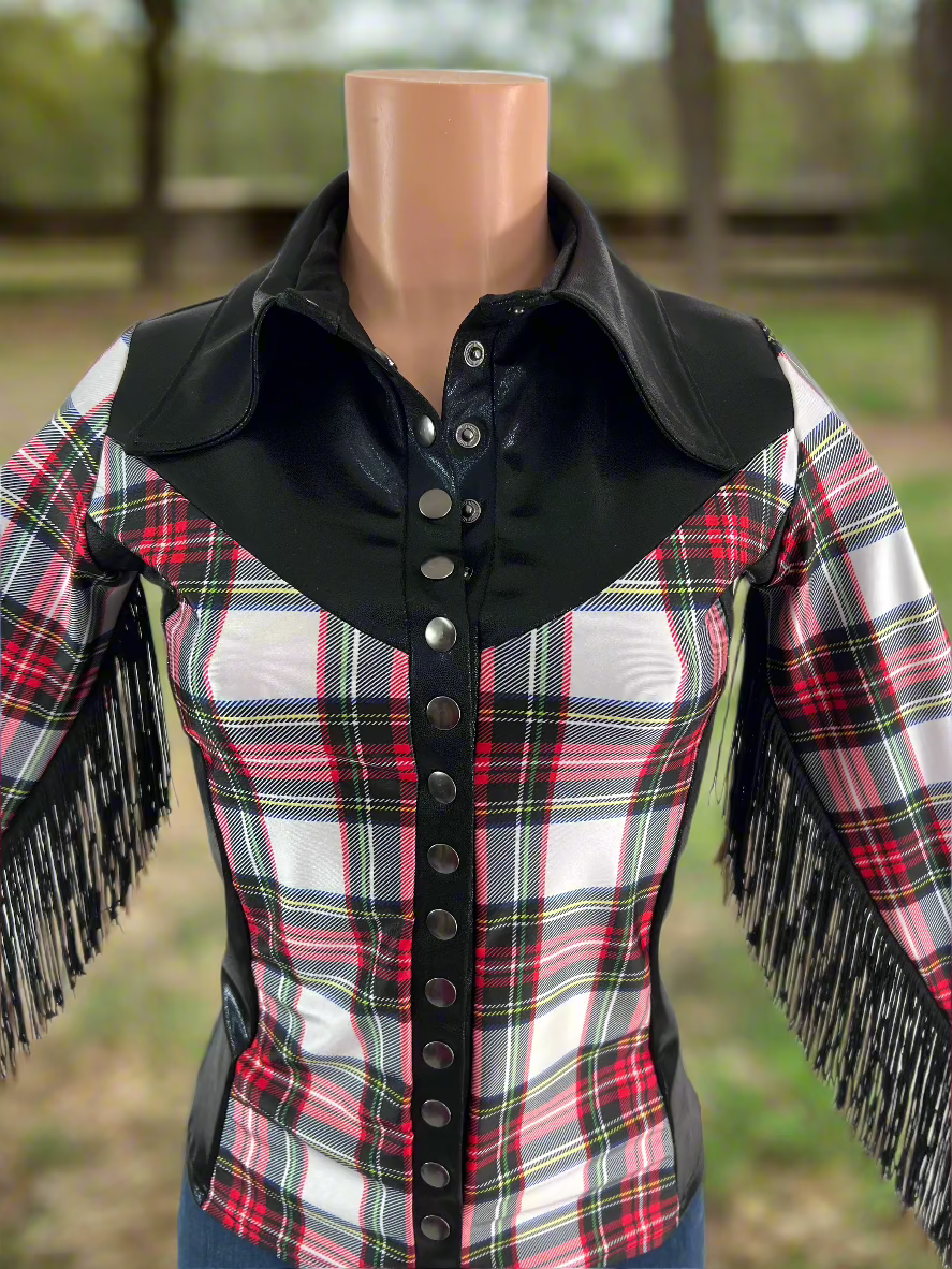 Amarillo Plaid Snap Front Rodeo Shirt Rodeo Shirt Riverside Rodeo Shirts 