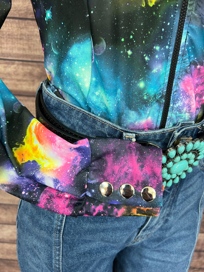Andromeda Zipper Front Rodeo Shirt