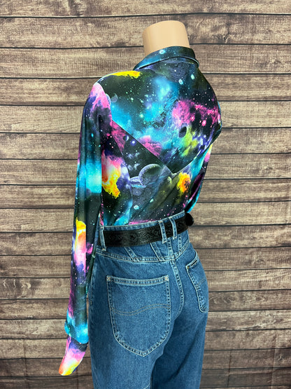 Andromeda Zipper Front Rodeo Shirt