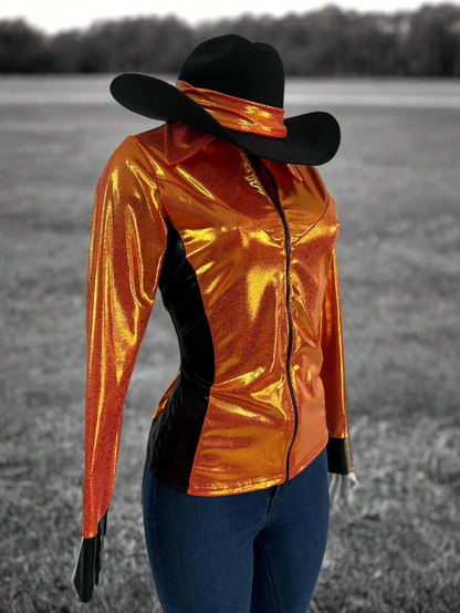 Autumn Orange Hat Band Hat band Riverside Rodeo Shirts 