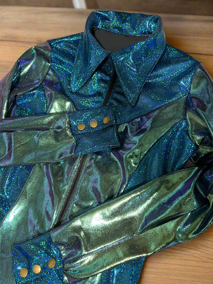 Durango Dusk Holographic Rodeo Shirt Rodeo Shirt Riverside Rodeo Shirts 