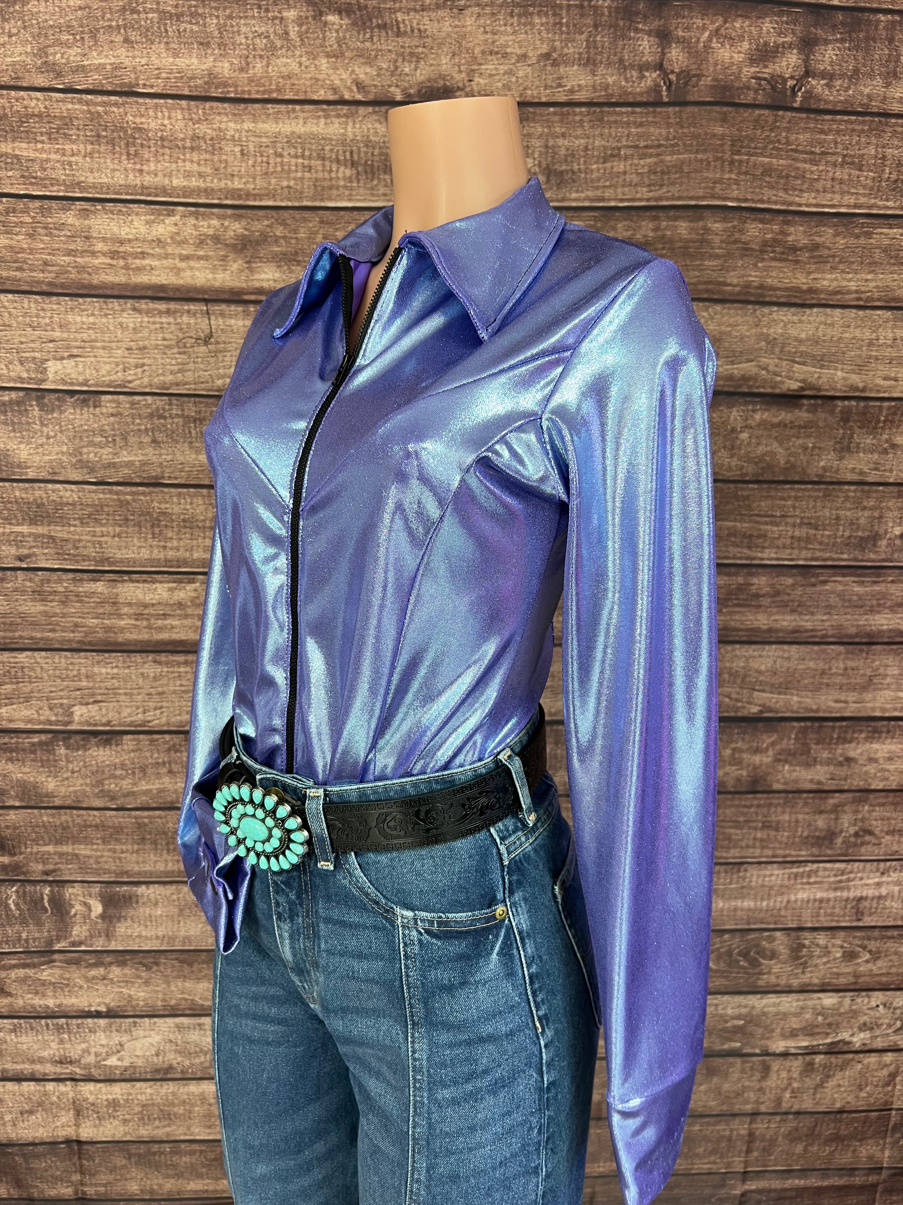 Lavender Ice Rodeo Shirt - Riverside Rodeo Shirts