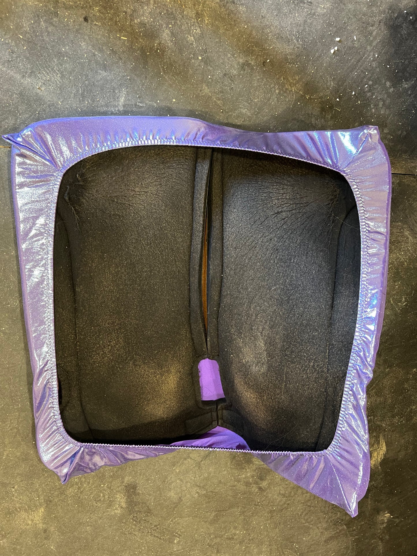 Western Saddle Pad COVER in Lavender Ice (Saddle Pad Cover Only)